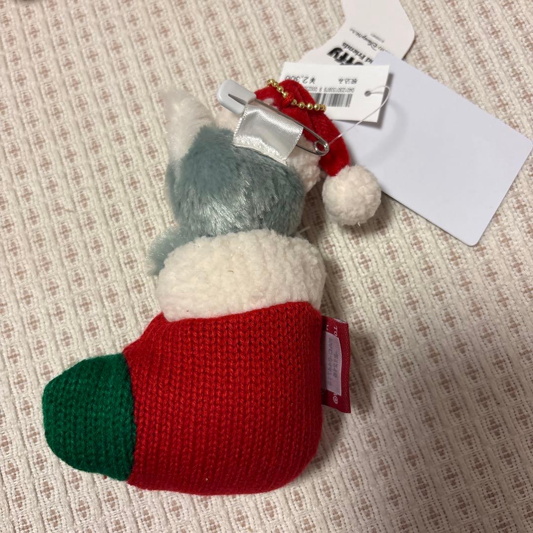 ダッフィー　クリスマス　ぬいぐるみバッジ　6点セット