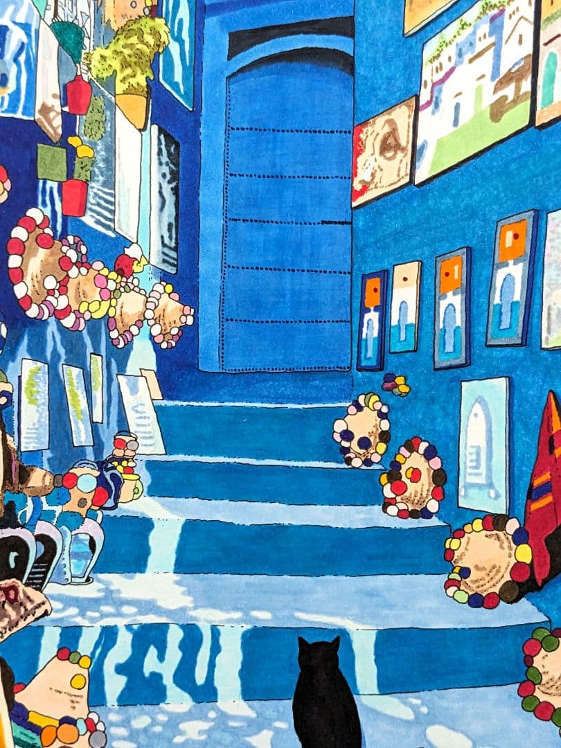 kako　ギリシャ　シャウエン　イラスト　風景画