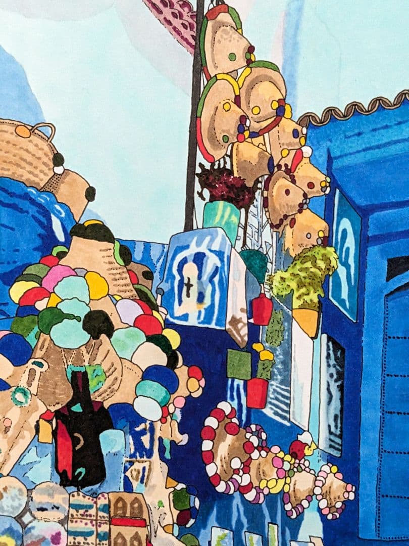 kako　ギリシャ　シャウエン　イラスト　風景画