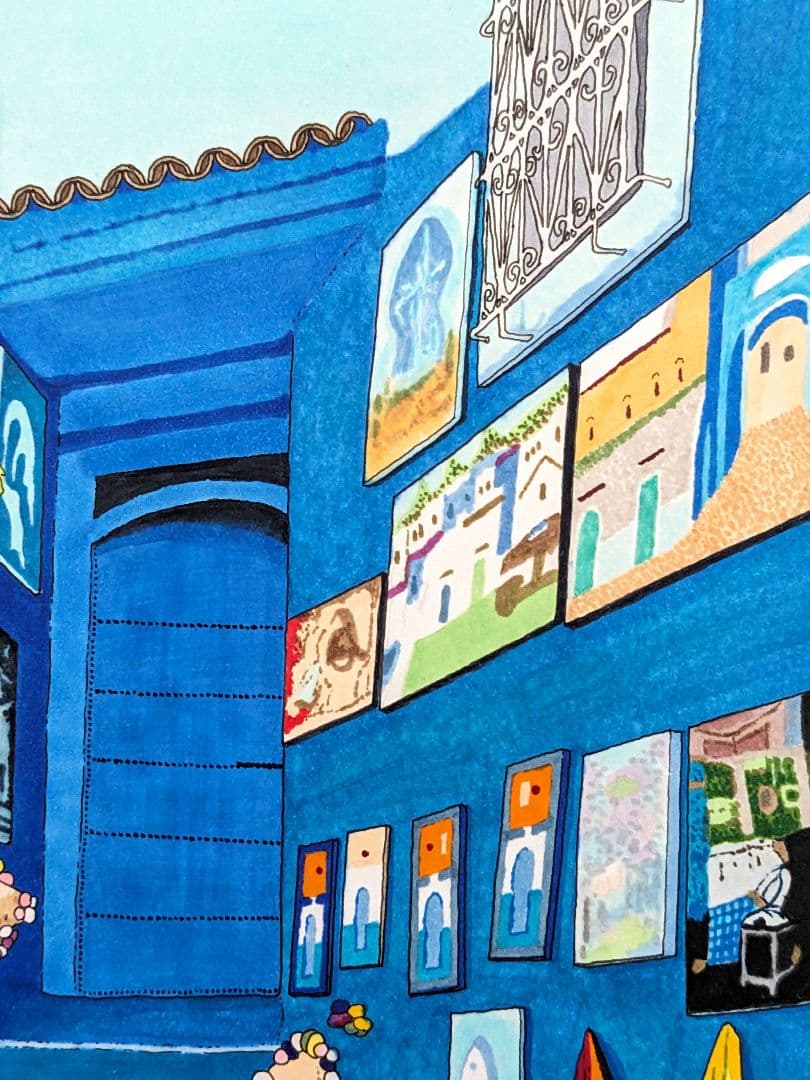 kako　ギリシャ　シャウエン　イラスト　風景画