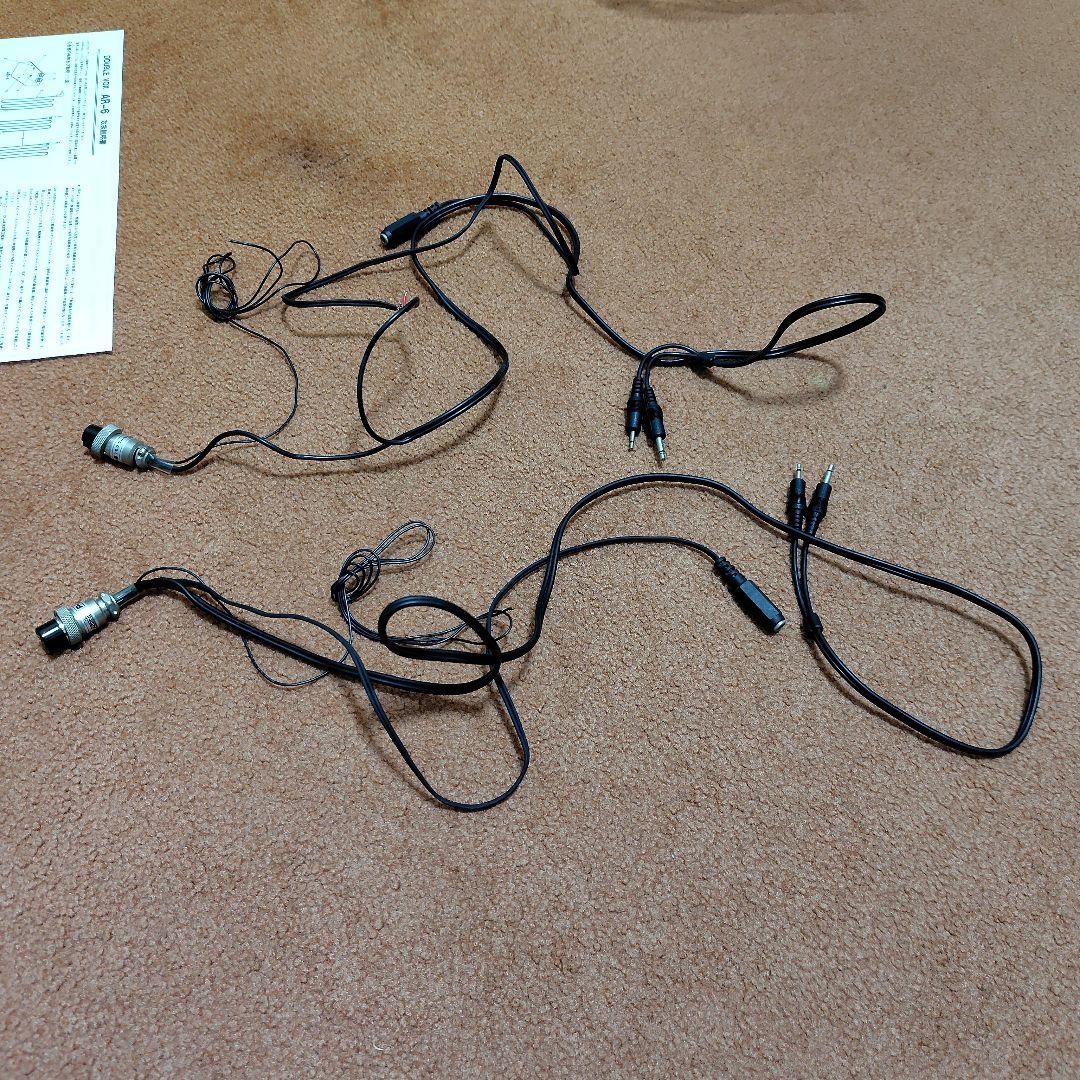 AR-6アドニス電機 ダブルVOX P-8iマイク変換コードX2つき