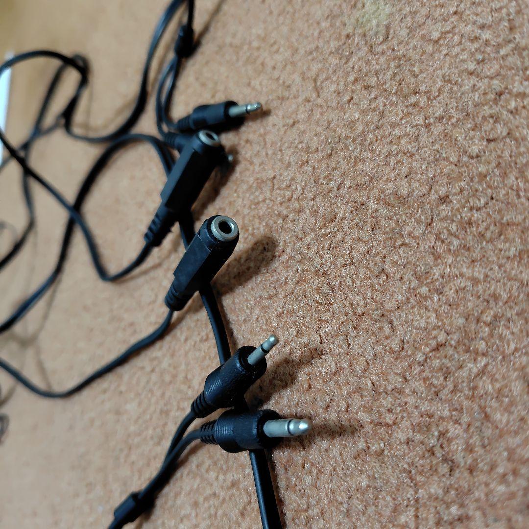 AR-6アドニス電機 ダブルVOX P-8iマイク変換コードX2つき