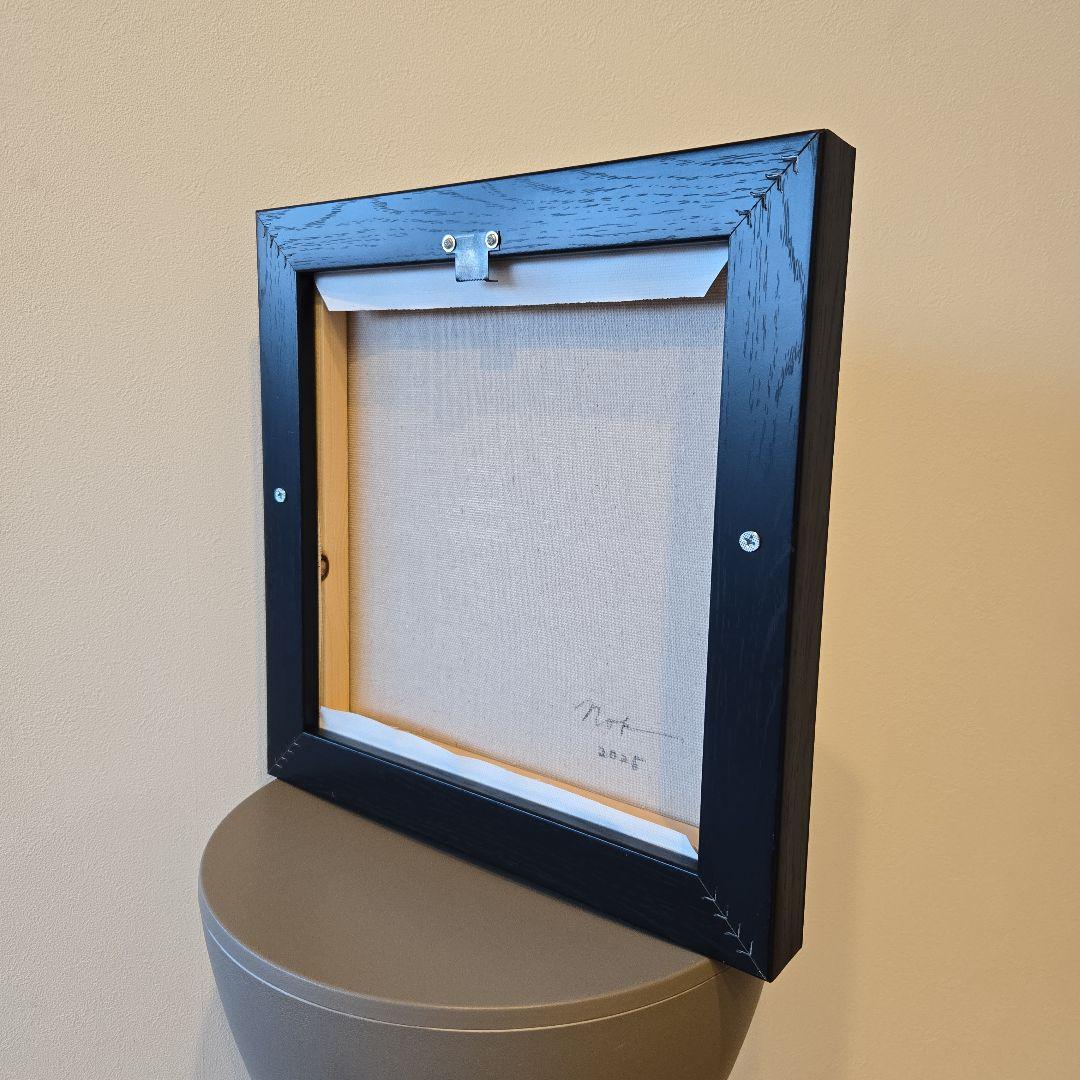 抽象アート アクリル・ガッシュ ベージュ系