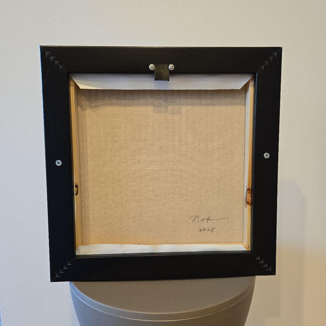 抽象アート アクリル・ガッシュ ベージュ系