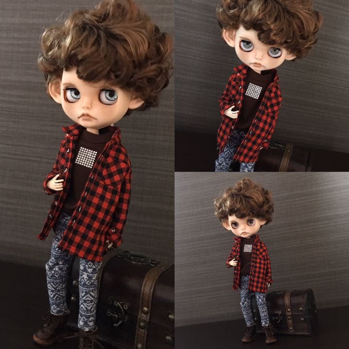 確認用　　　　カスタムアイシードール　男の子　本体　難あり‼︎