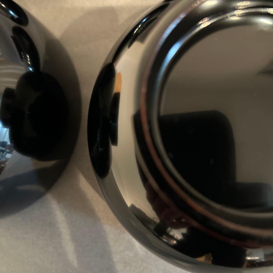 黒漆塗り大椀2客