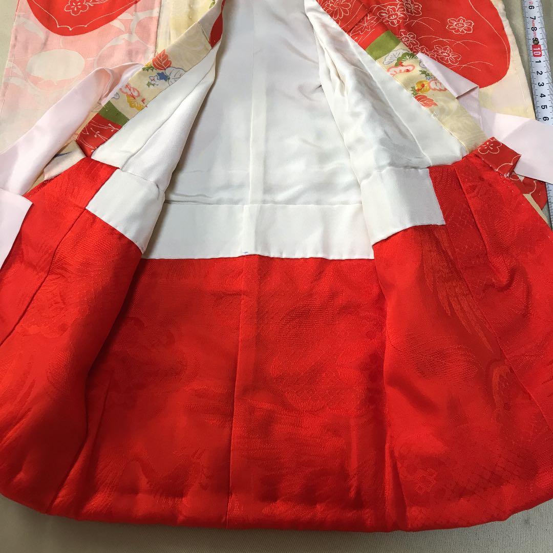 手縫いミニ着物　本格仕立て