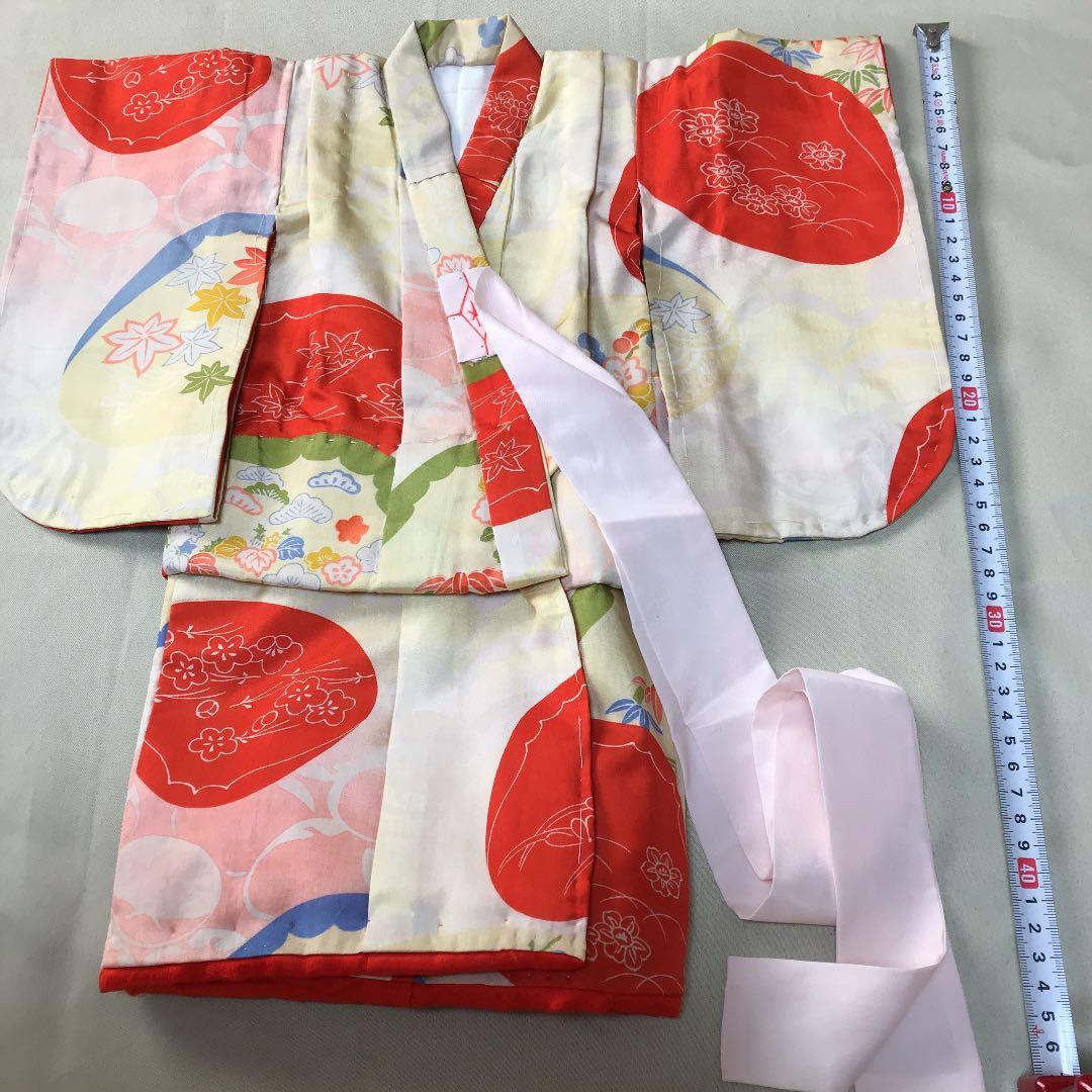 手縫いミニ着物　本格仕立て