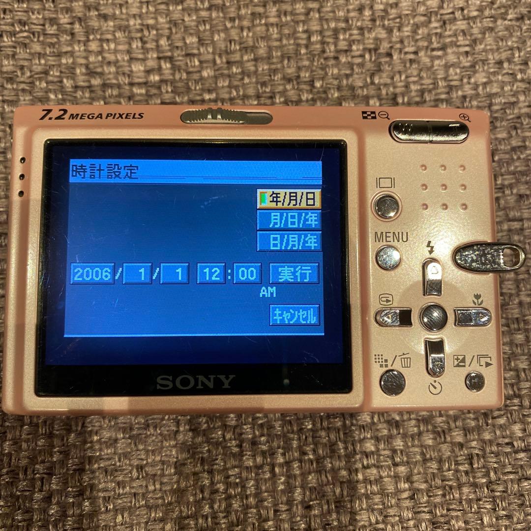 【中古】SONY Cyber-Shot(サイバーショット) DSC-T10ピンク