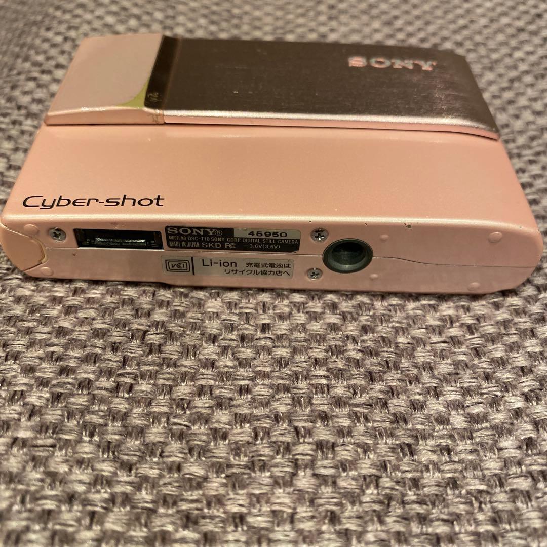 【中古】SONY Cyber-Shot(サイバーショット) DSC-T10ピンク