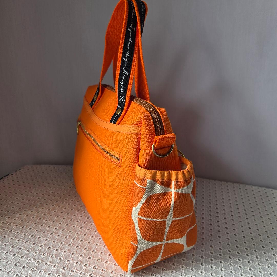 ❣️Ruby ❣️(^_−)−☆　ボストンバッグ（M）8号帆布