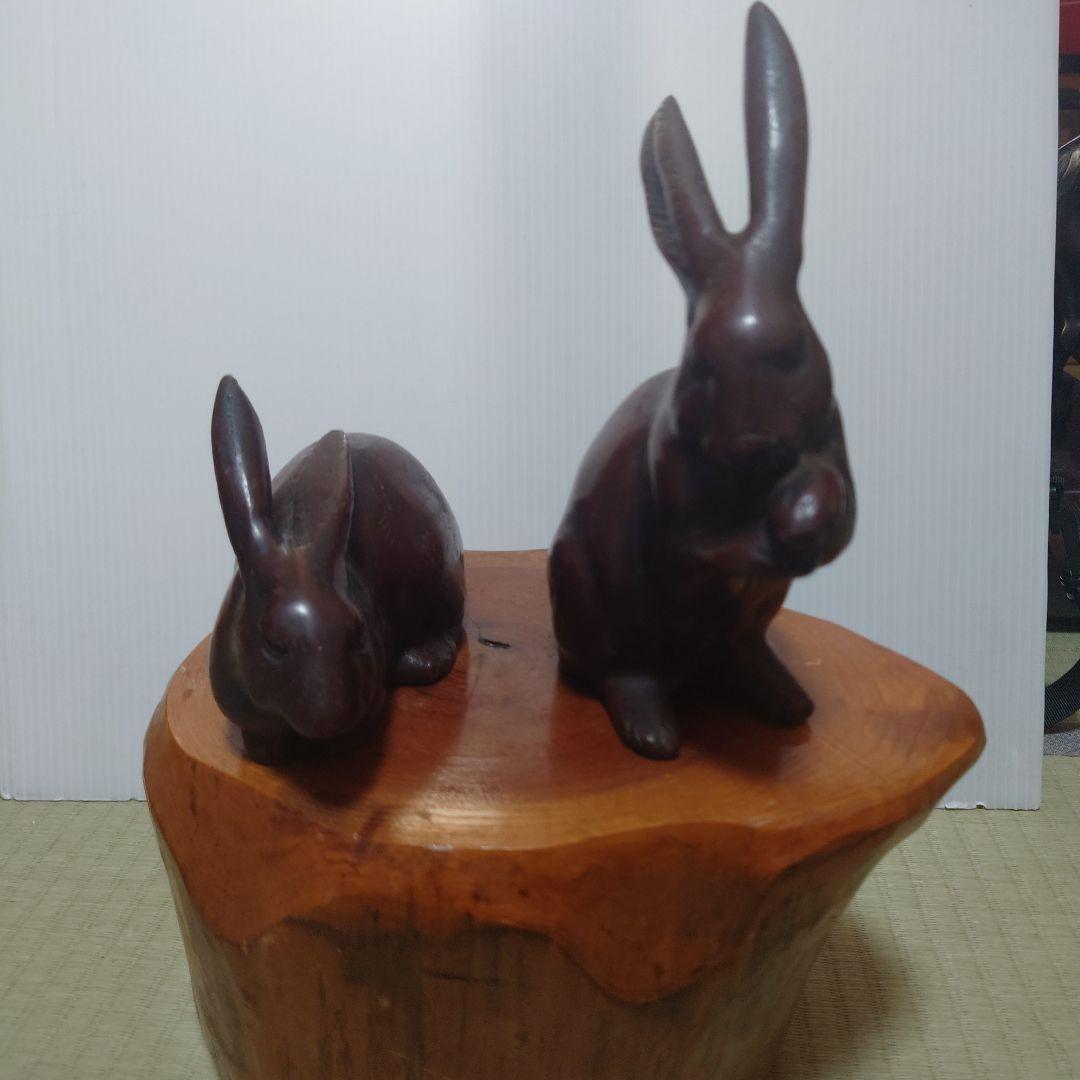 うさぎの置物