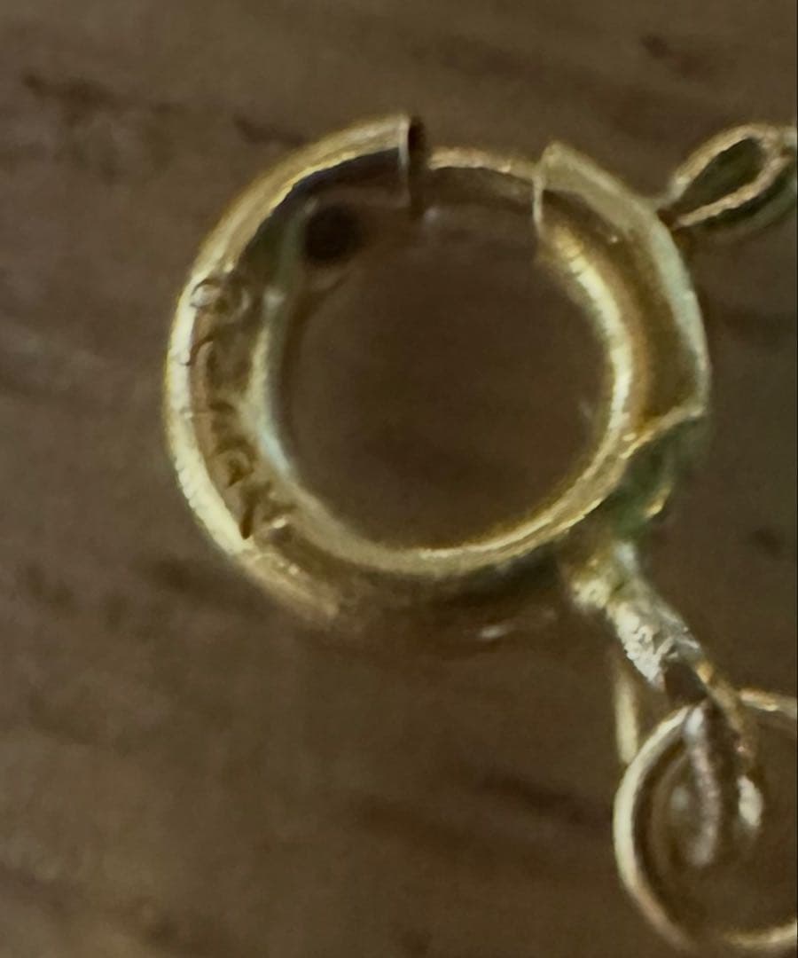 金18 Kゴールド金製、天然本翡翠(A貨)チャーム.ペンダント￼兩用