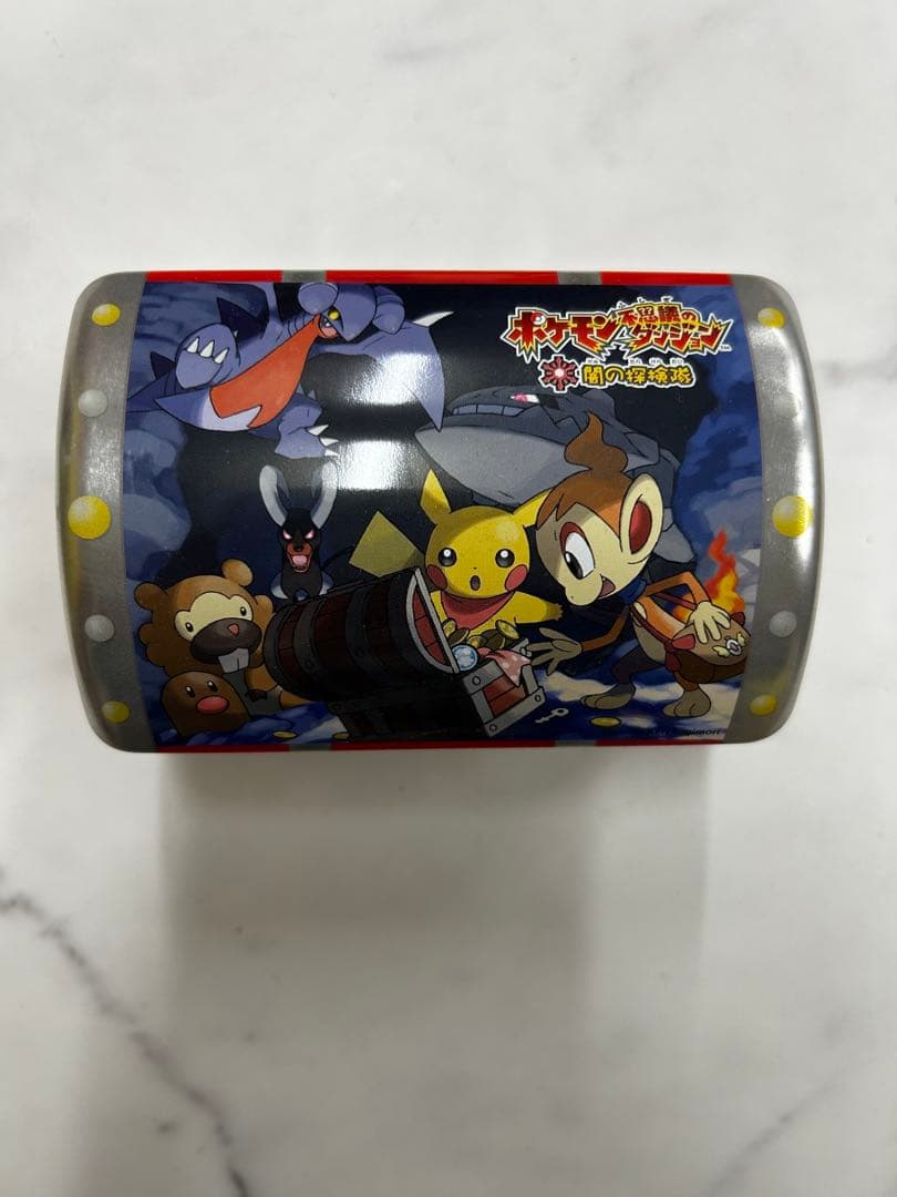 ポケモン お菓子缶 ポケモン不思議のダンジョン　闇の探検隊