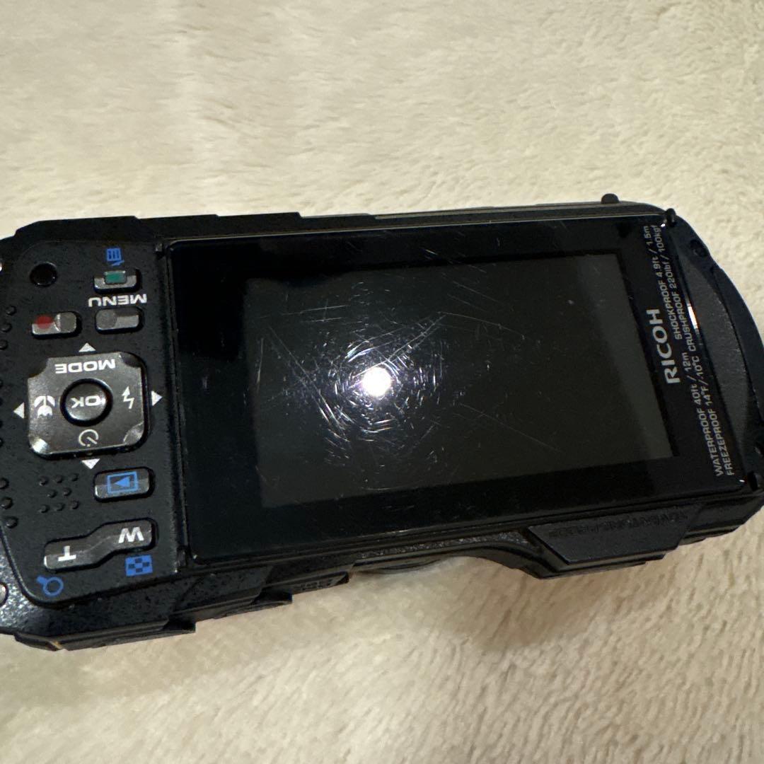 RICOH WG-30 オレンジ 防水 耐衝撃 動作確認済 傷あり
