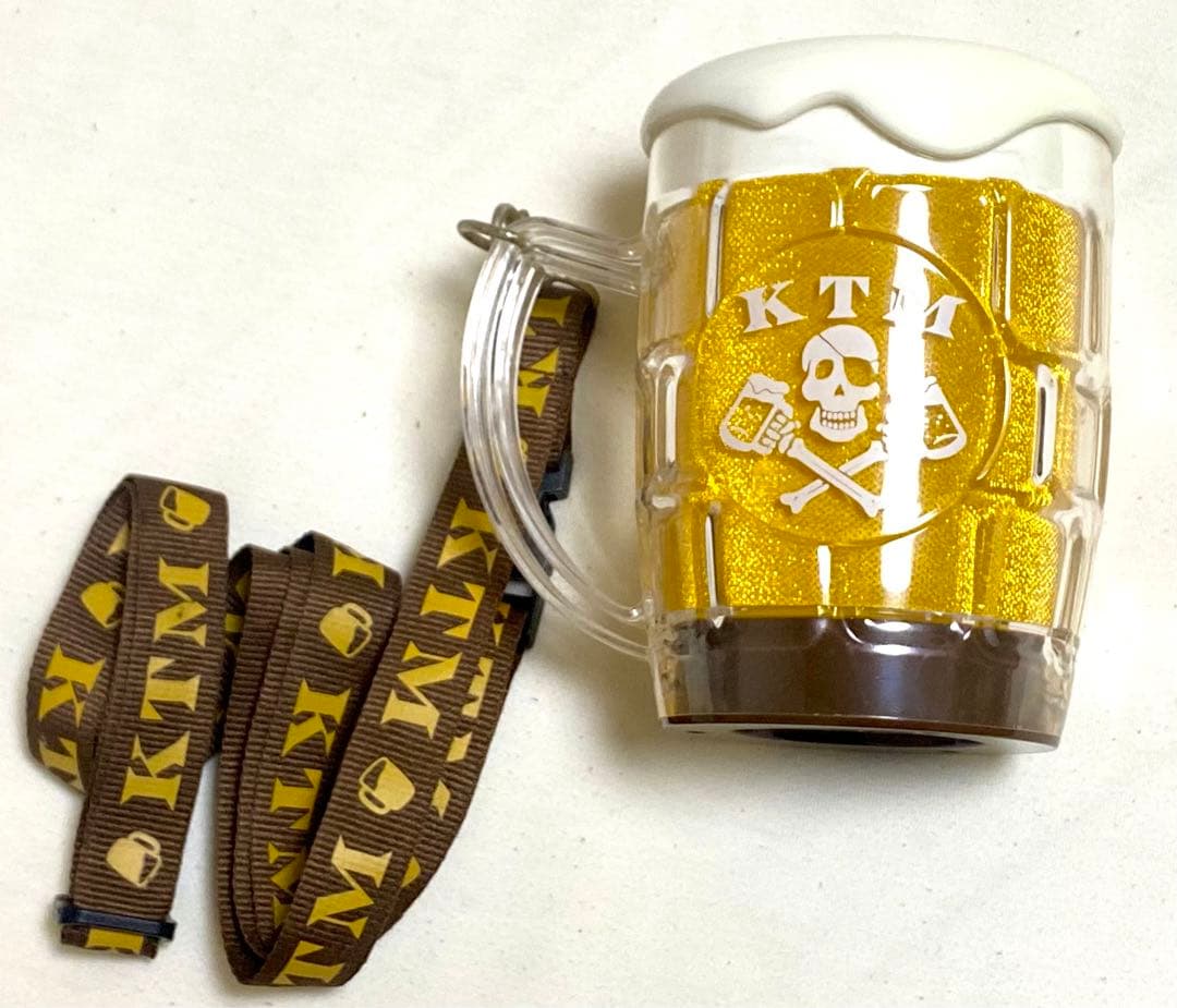 【美品・ストラップ付き】ケツメイシ　ビールジョッキ型ライト　新品電池