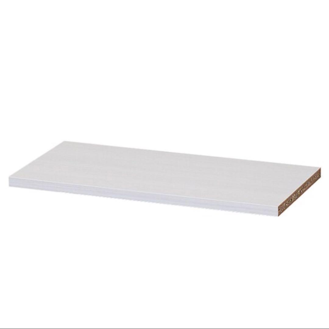 セミオーダーラック強化棚 奥行 19cm(幅80×高さ198cm WH)
