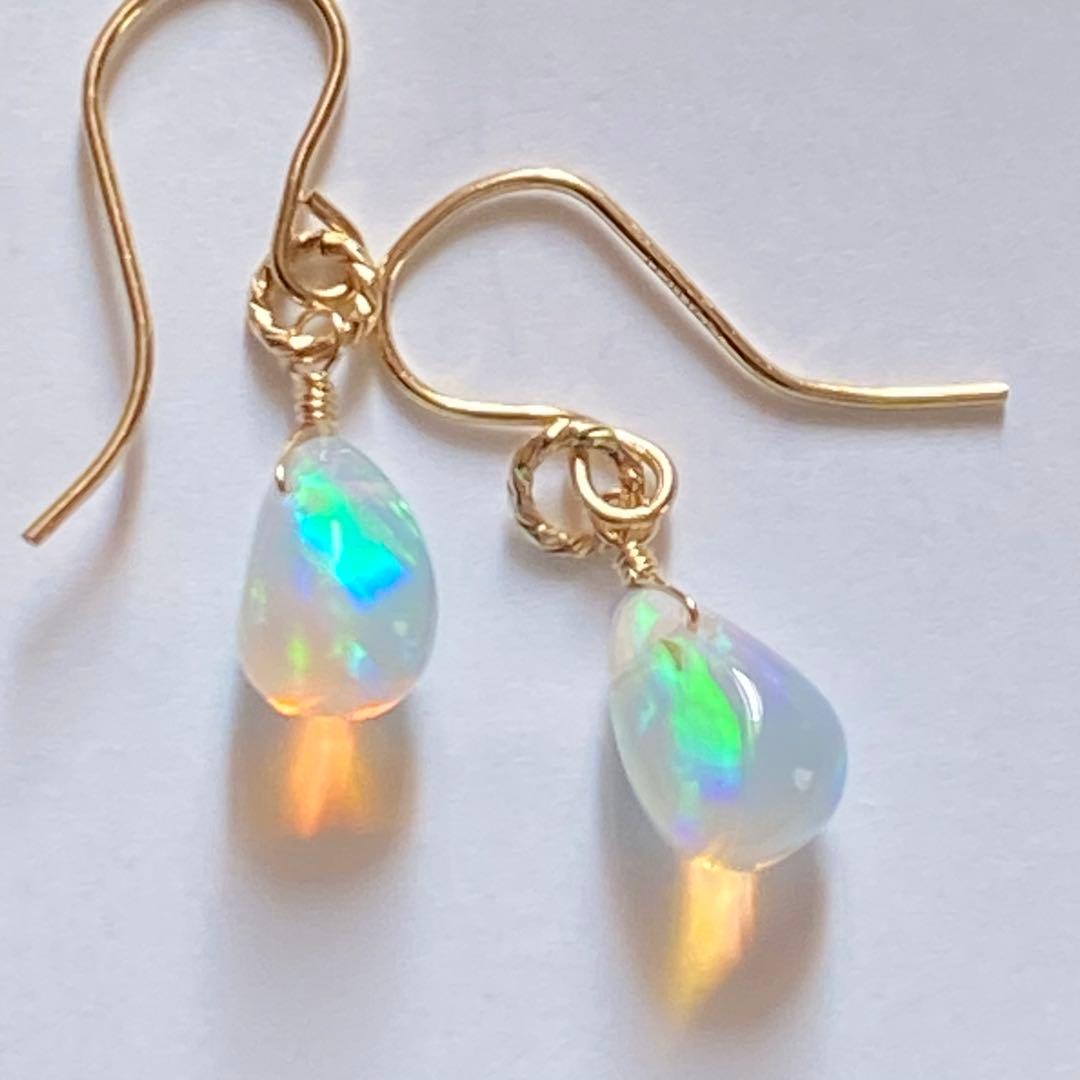 【専用です】エチオピア産プレシャスオパール✴︎14kgf一粒ピアスP269他