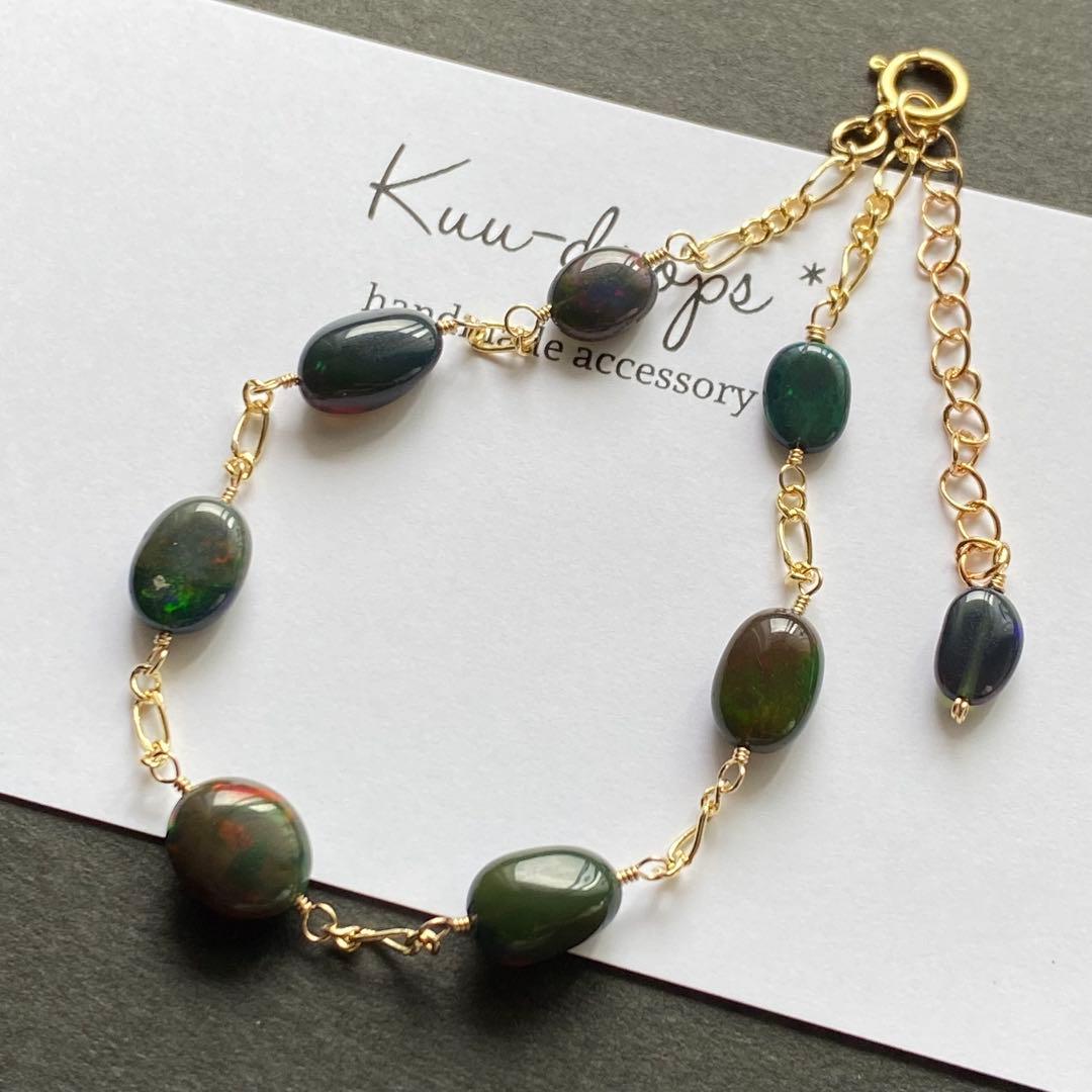 【専用です】エチオピア産プレシャスオパール✴︎14kgf一粒ピアスP269他