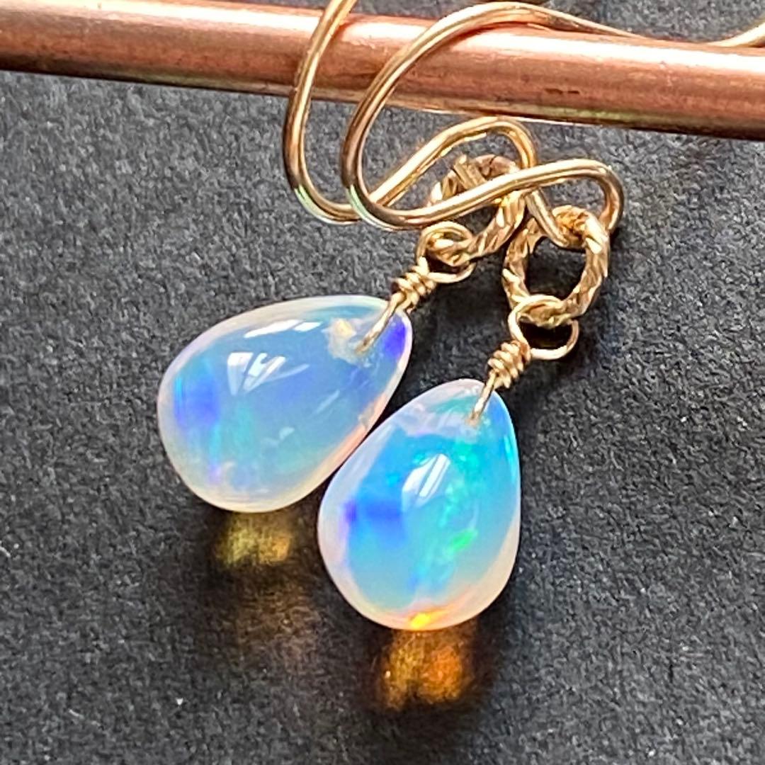 【専用です】エチオピア産プレシャスオパール✴︎14kgf一粒ピアスP269他