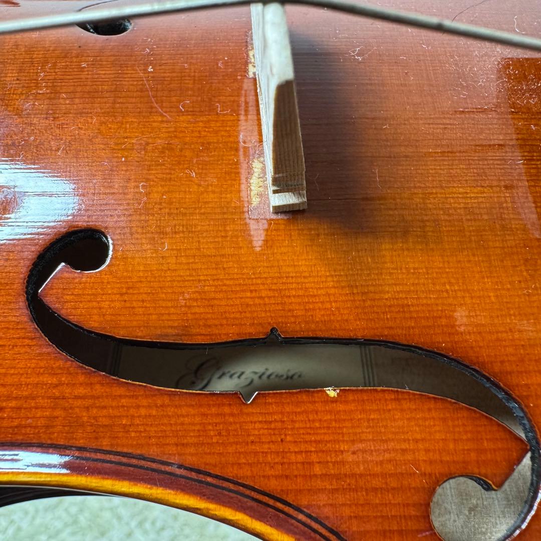 Grazioso GV-1H バイオリン 1/4 2021 付属品　ケース付き