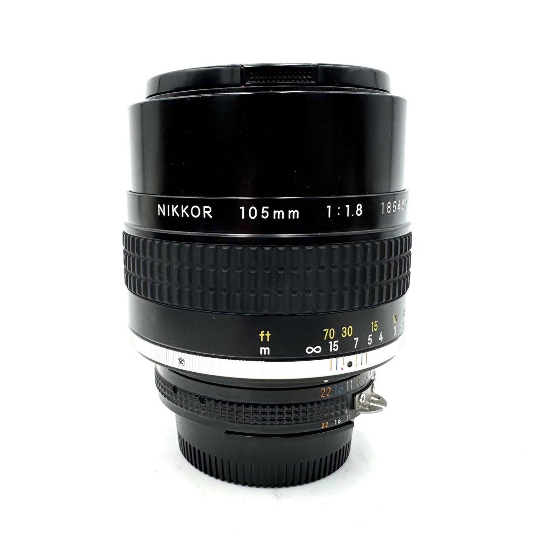 美品 NIKON ニコン Ai-S NIKKOR 105mm F1.8