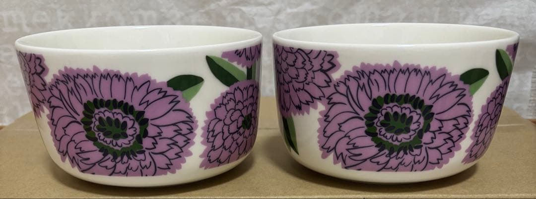 ★marimekko♬希少プリマヴェーラ500mlボウル2個★新品未使用