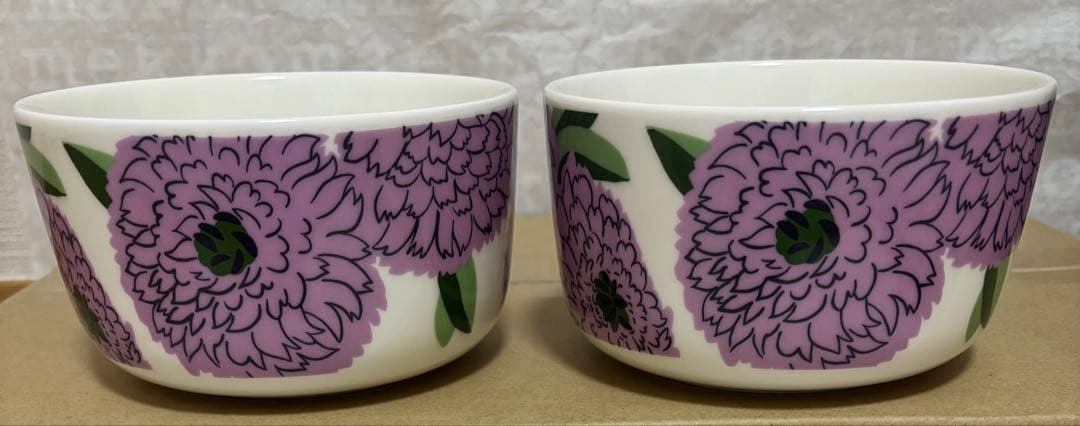 ★marimekko♬希少プリマヴェーラ500mlボウル2個★新品未使用