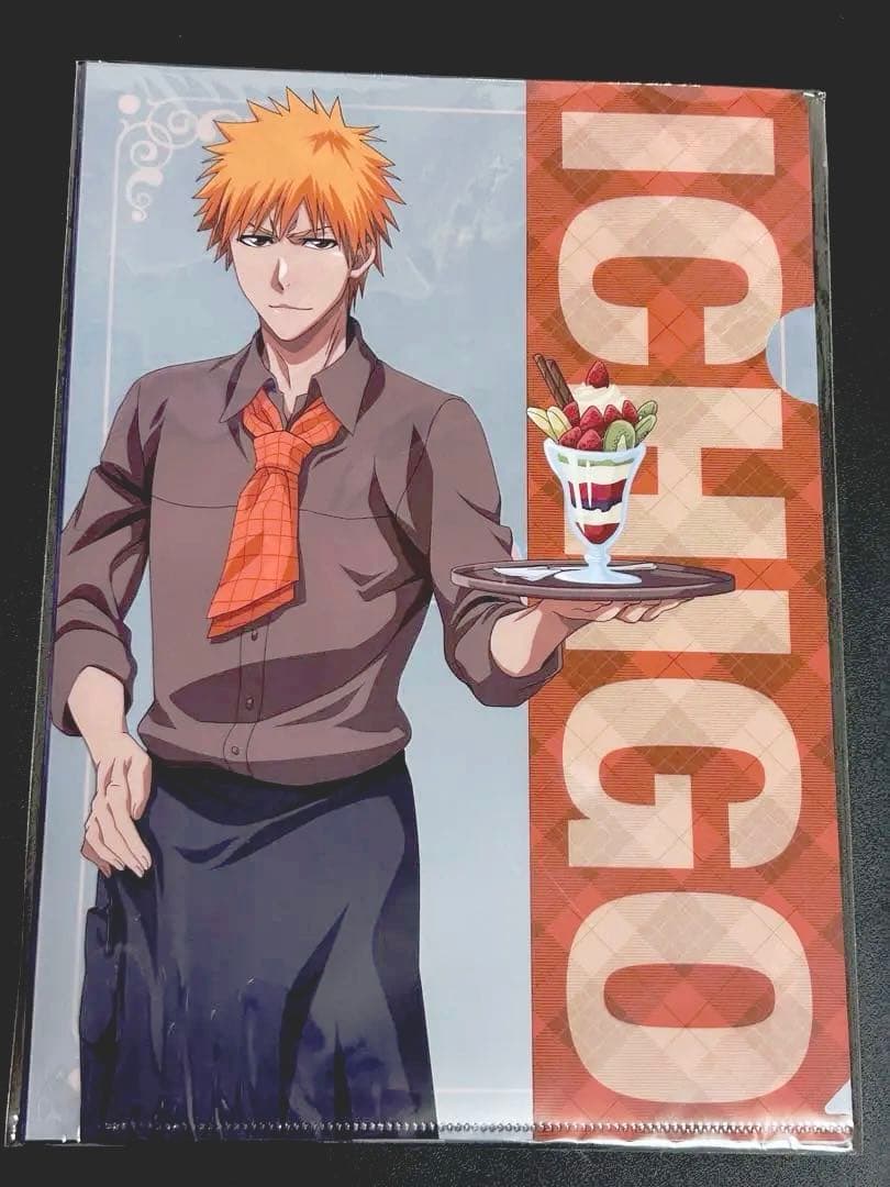 一護 日番谷 ルキア BLEACH ぴえろ カフェ クリアファイル 3枚セット