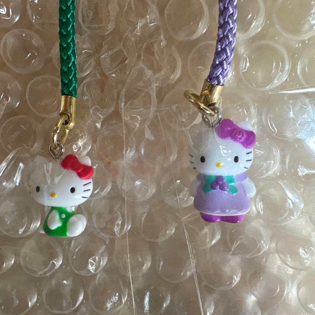 ハローキティストラップ デイリーヤマザキ　根付け4個セット