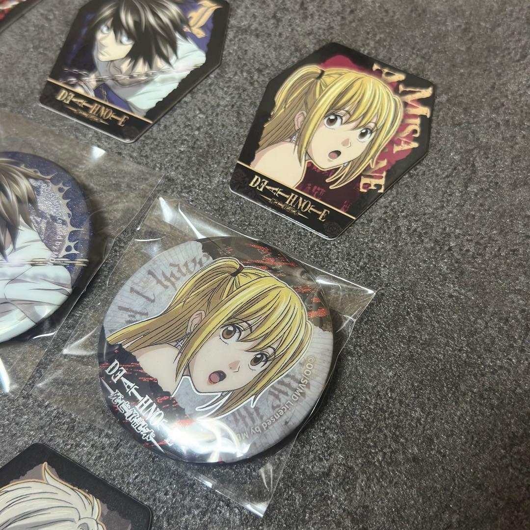 【レア】【フルコンプ】「DEATH NOTE」缶バッジ/夜神月、L、弥海砂、ニア