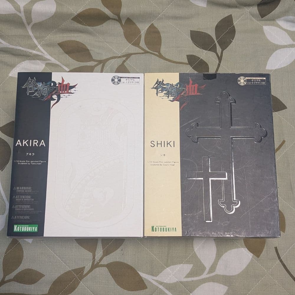 箱あり★咎狗の血 フィギュア アキラ シキ 2体セット★ドラマCD・チラシあり