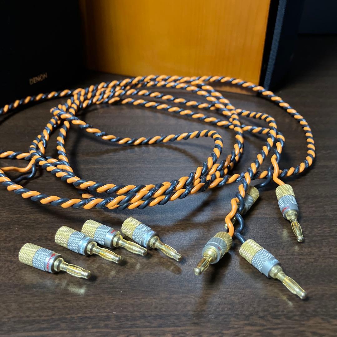 DENON デノン SC-F102SG スピーカーケーブル付き！