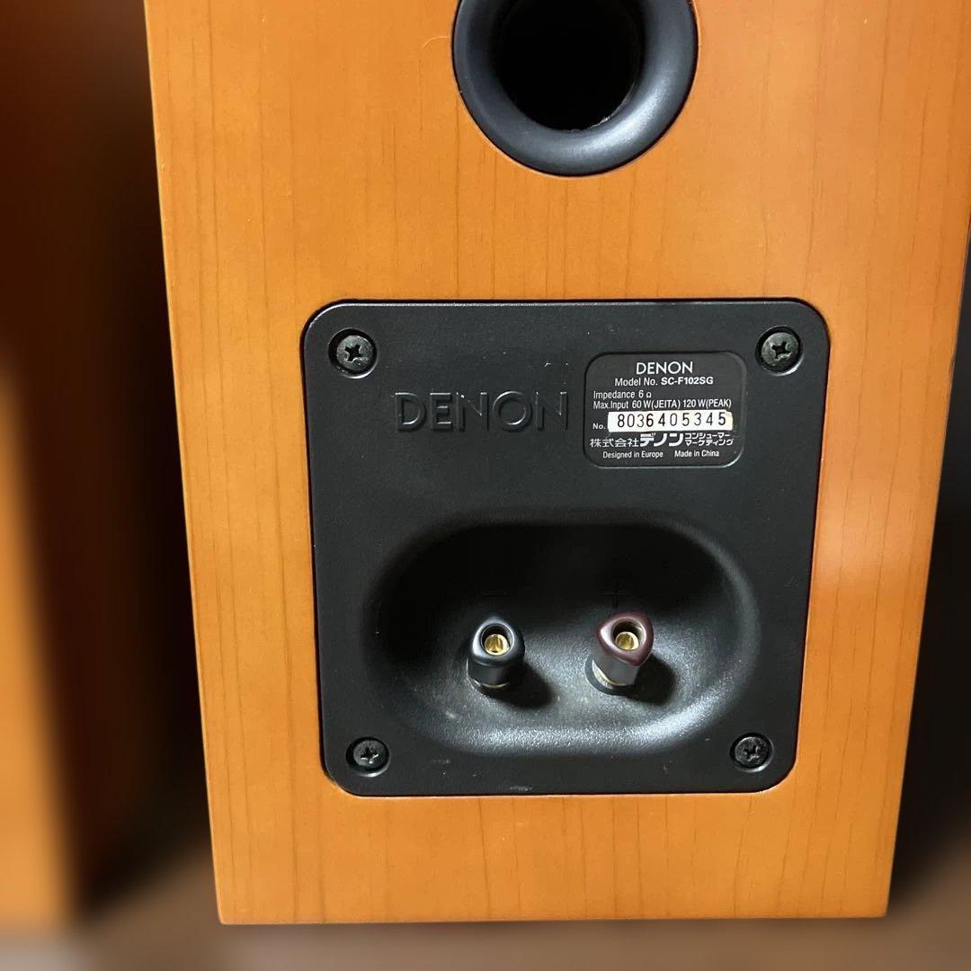 DENON デノン SC-F102SG スピーカーケーブル付き！