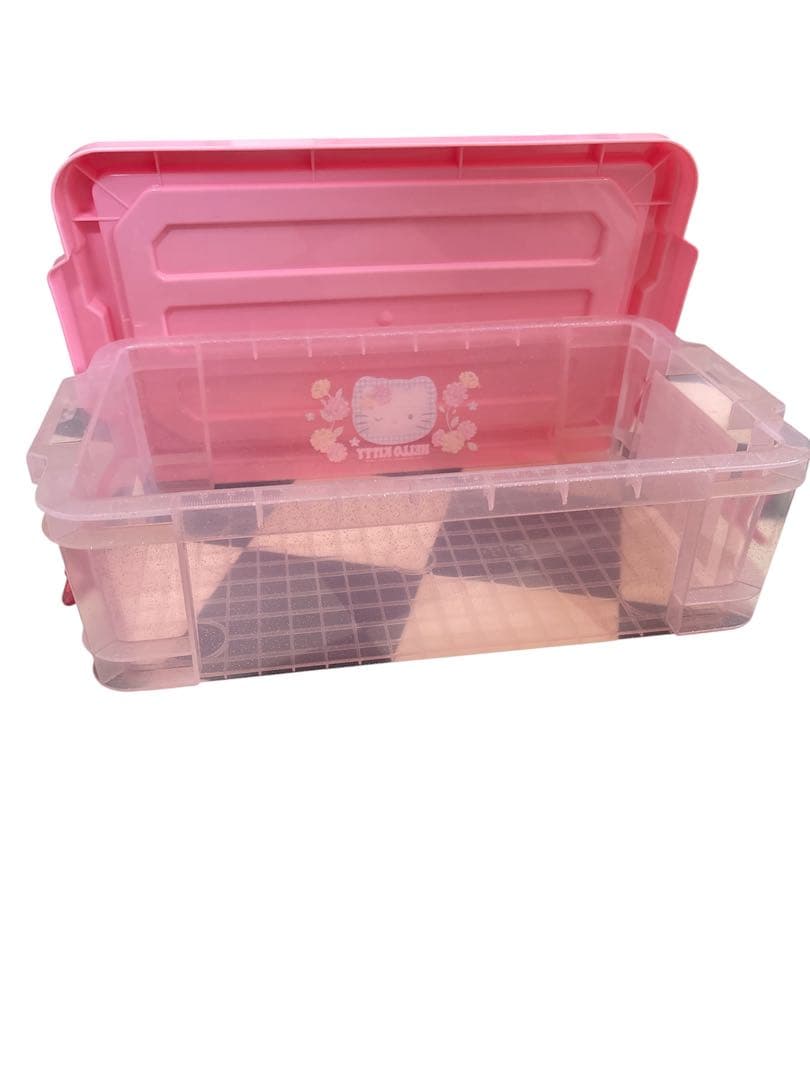 Hello Kitty 収納ボックス ピンク　7