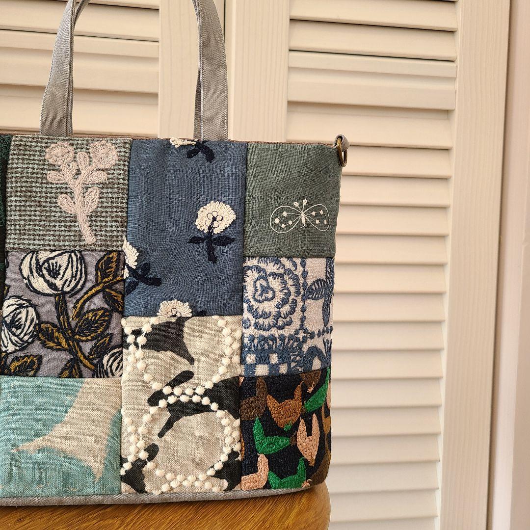 専用となりました。『訳あり』ミナペルホネン　ハンドメイドバッグ・10