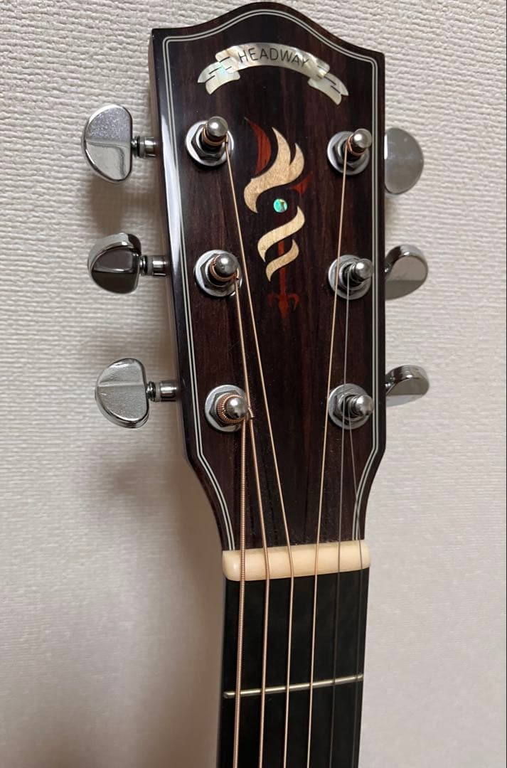 Headway HF-5080SE-NA アコースティックギター　ケース付き