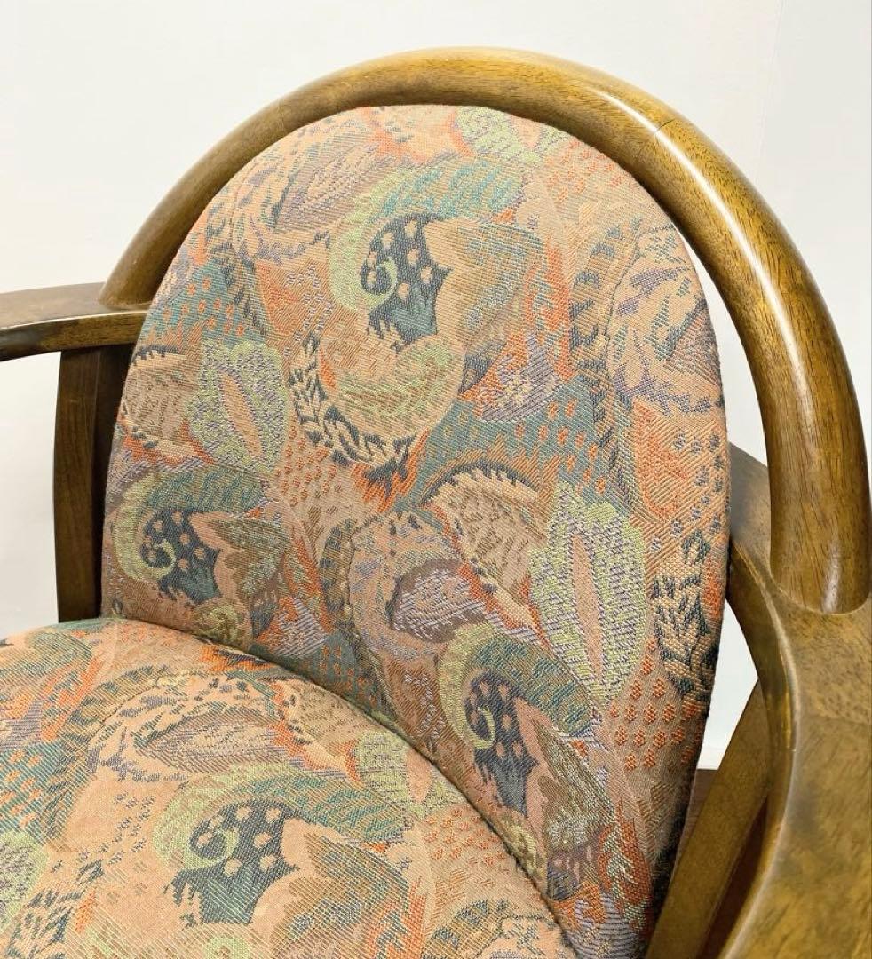 松田家具 キャスター付き 椅子 チェア アンティーク レトロ