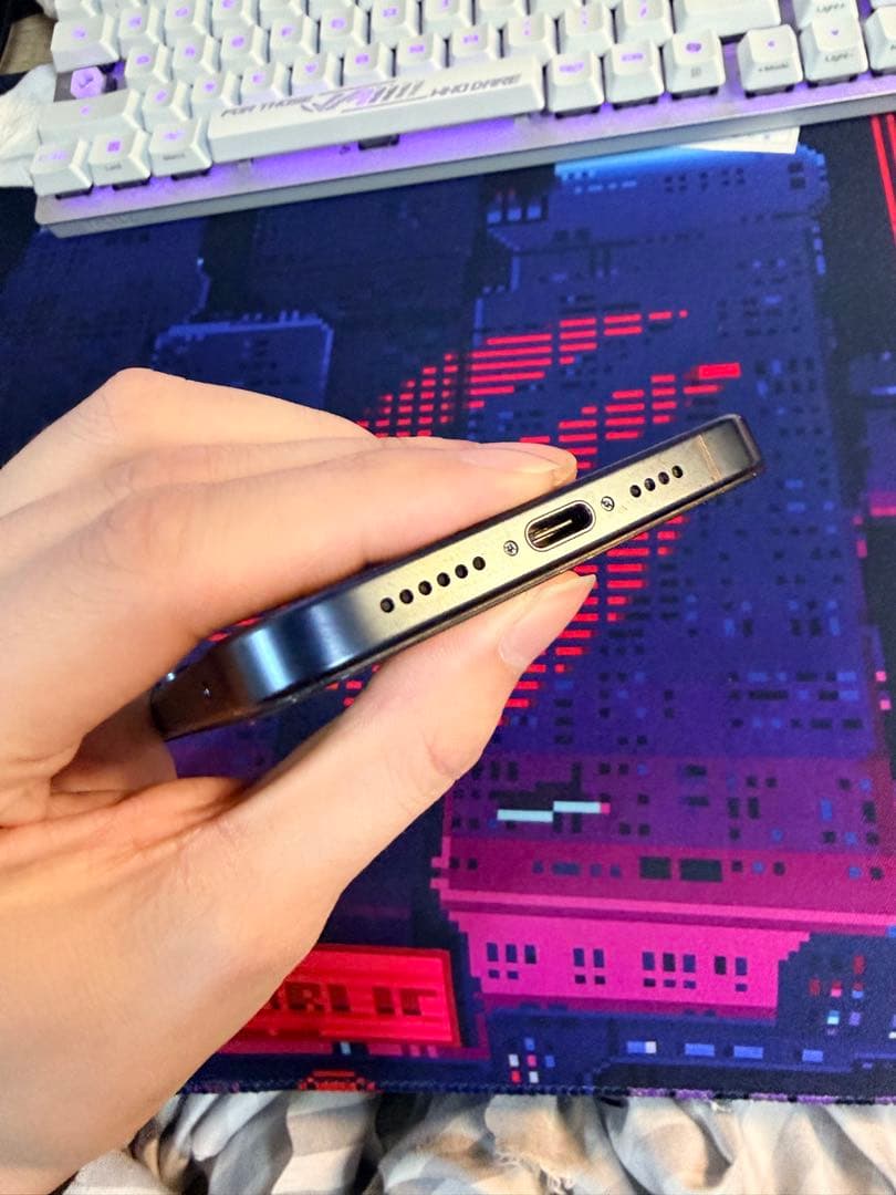 極美品iPhone15Promax 256G/US/100%/物理sim