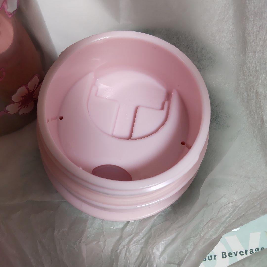 Starbucks 桜2026ステンレスボトルメタリックライトピンク