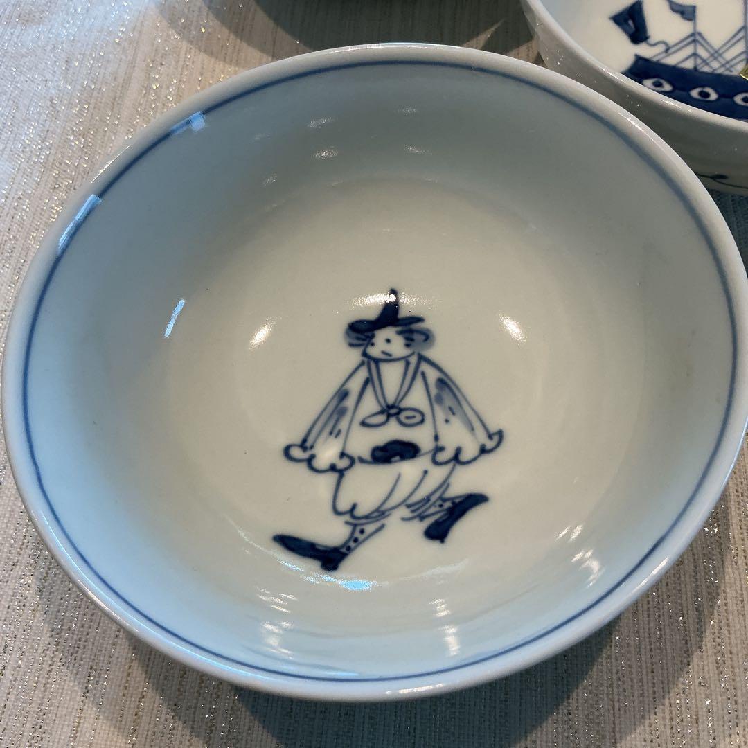 特選　高級有田焼　青花しん窯　ボウル中鉢　未使用保管品