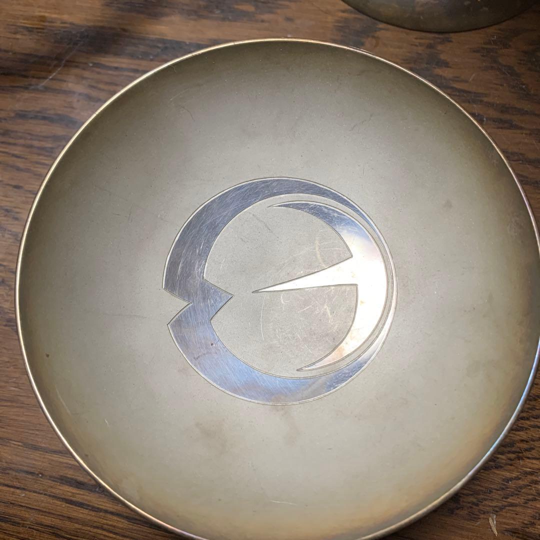 嵐山電車軌道株式會社とあります　鉄道関係の酒盃みたいですね