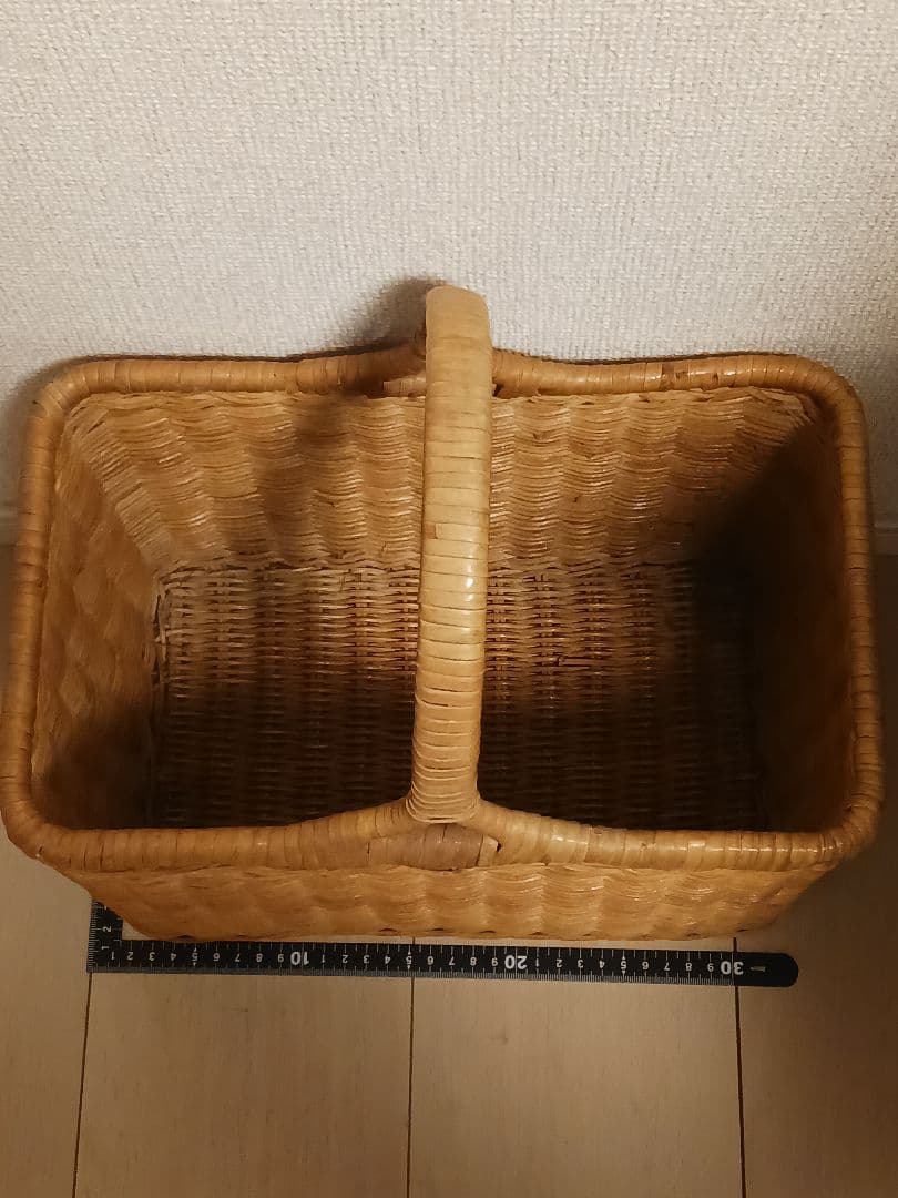 藤 籠 藤網 バスケット カゴ インテリア アンティーク 収納