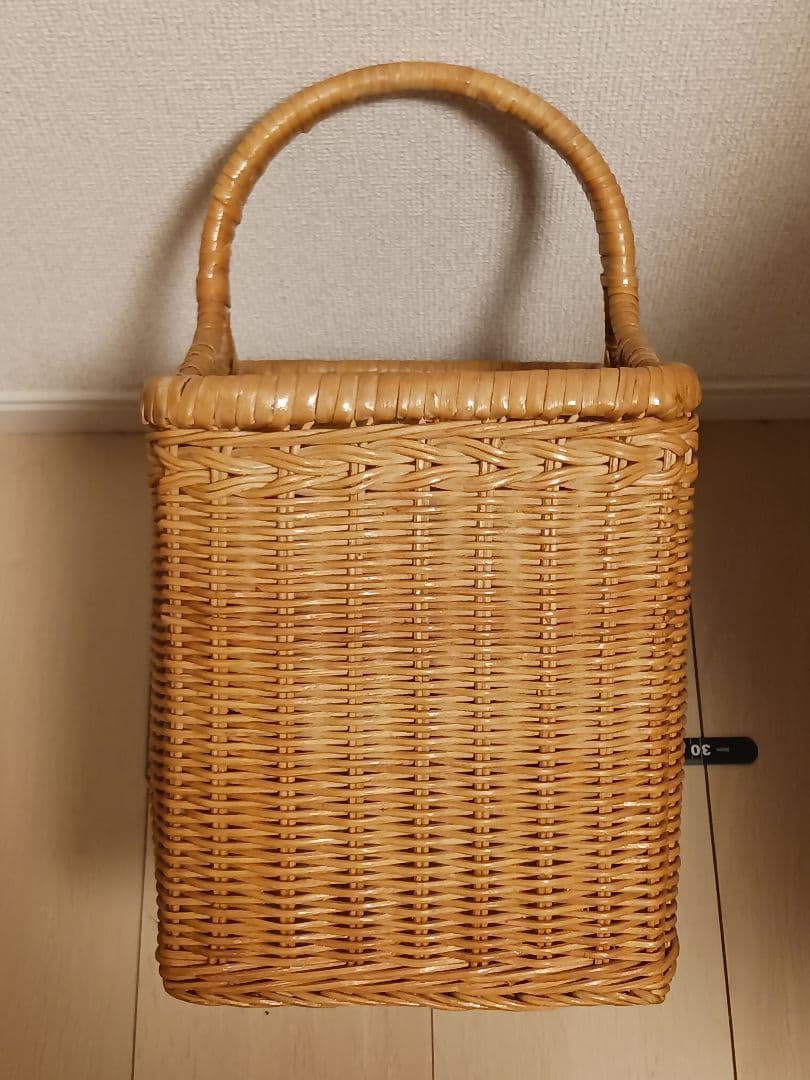 藤 籠 藤網 バスケット カゴ インテリア アンティーク 収納