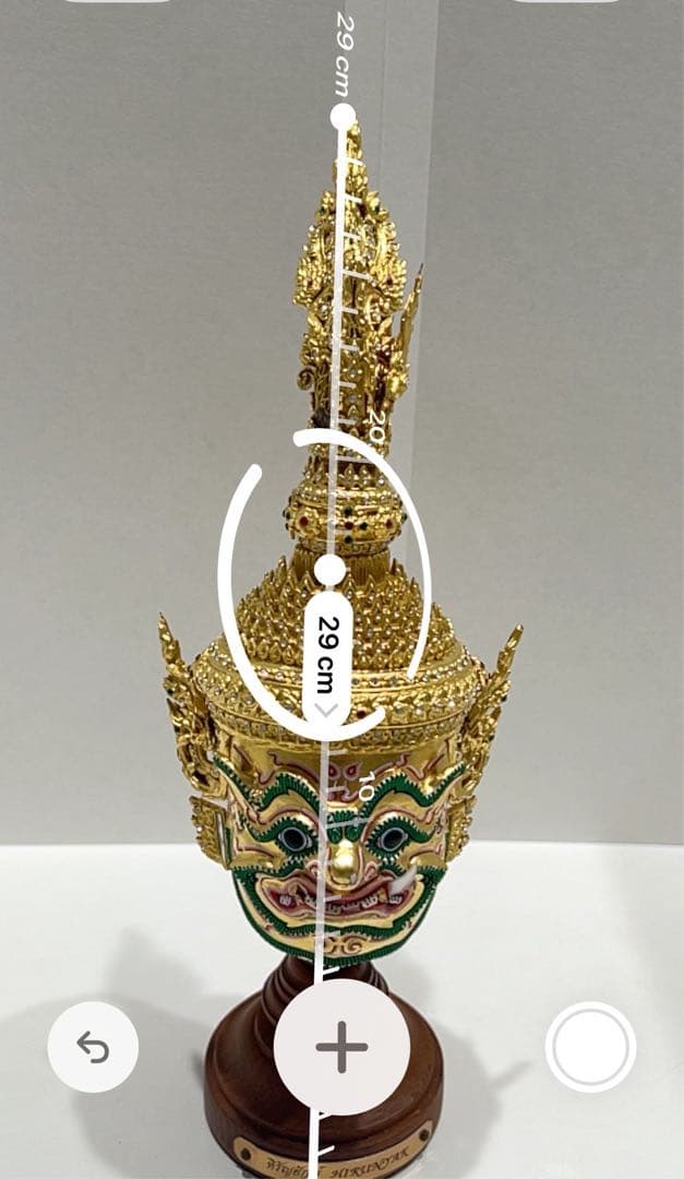 レア物タイ伝統 仮面舞踊 コーン マスク オブジェ