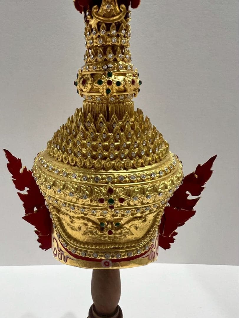 レア物タイ伝統 仮面舞踊 コーン マスク オブジェ