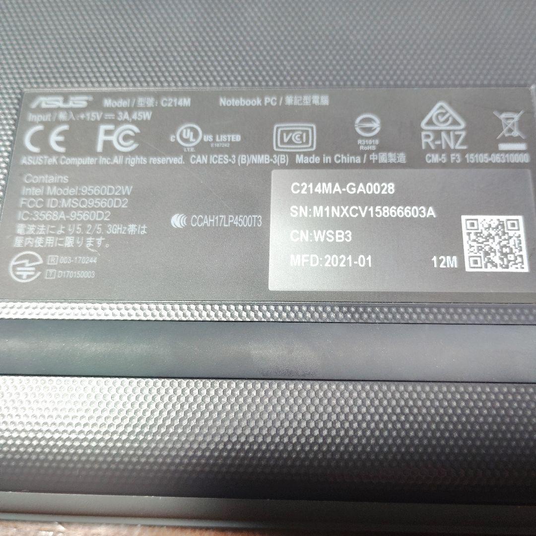 ASUS Chromebook C214MA-GA0028 2021年製 美品