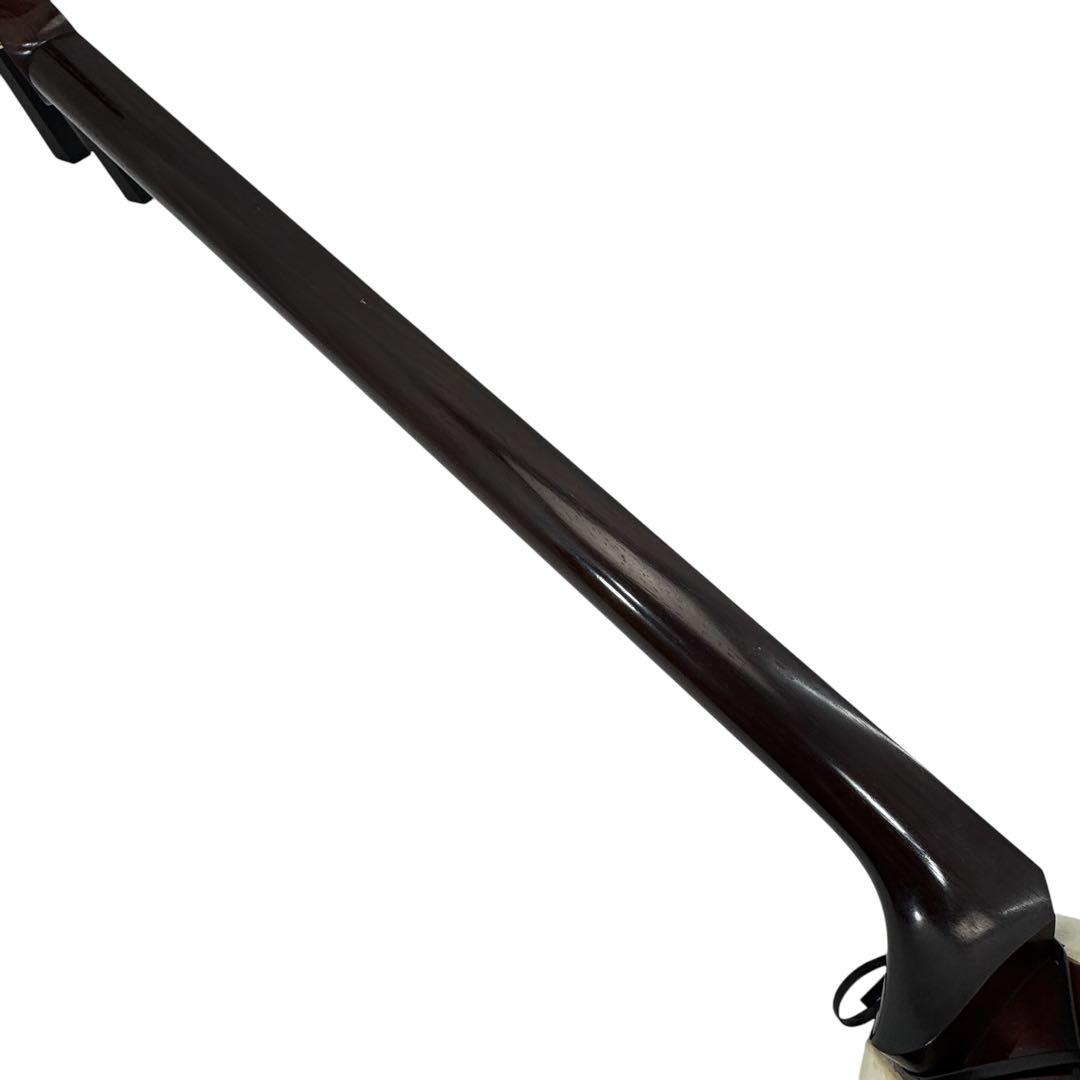 津軽三味線　紅木　東さわり　三つ折り　太棹 正寸 丸打胴　ハードケース