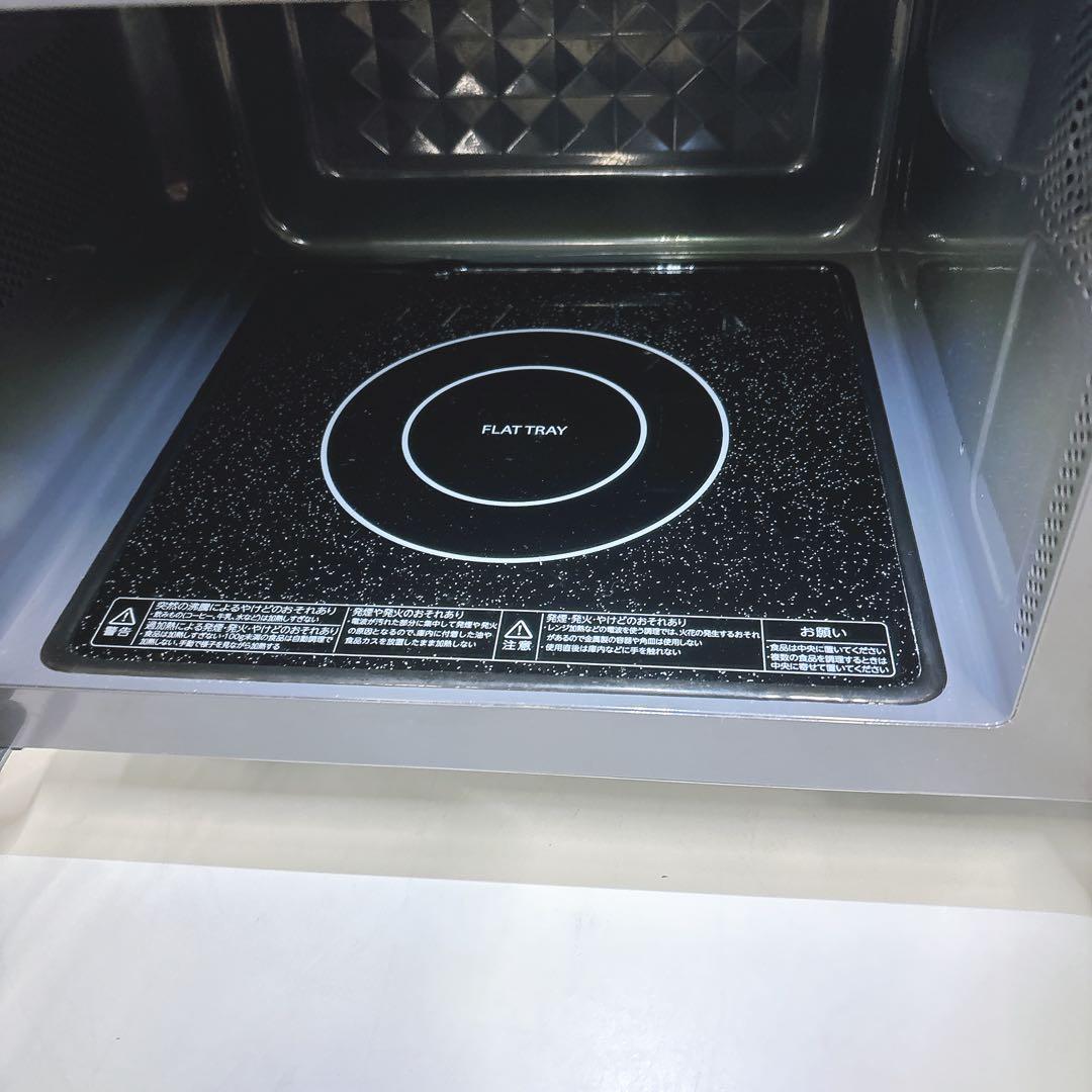⑥2022年製 簡単シンプルフラット電子レンジTOSHIBA東芝ER-S17E6