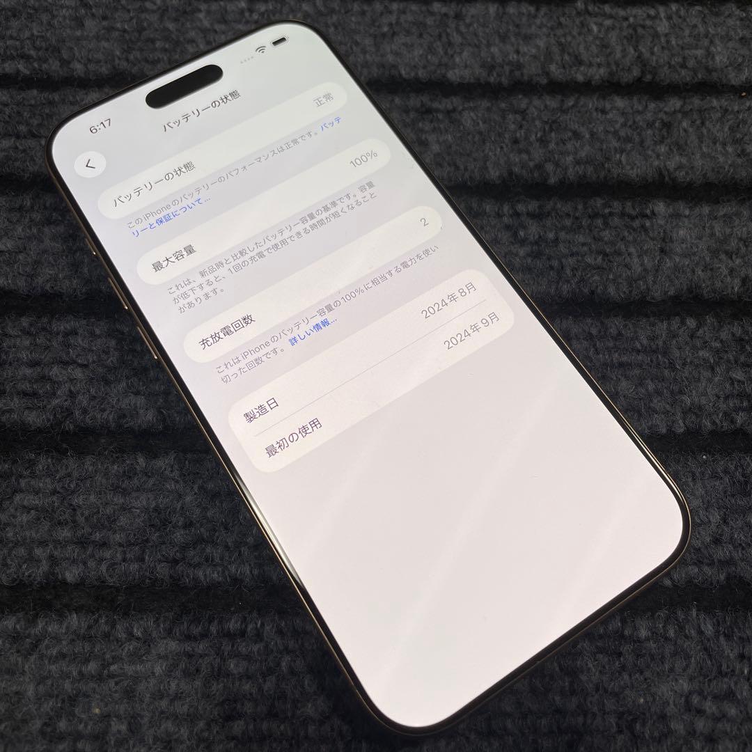 199 iPhone16 Pro Max 256GB SIMフリー